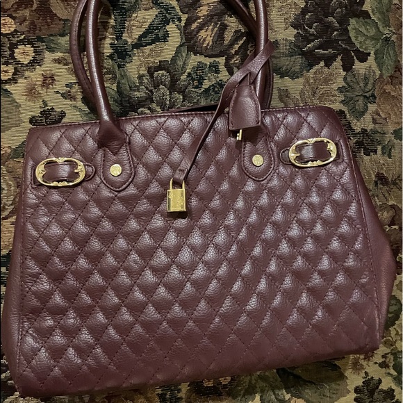 Emma Fox Windham Quilted Leather Satchel! - Picture 6 of 7